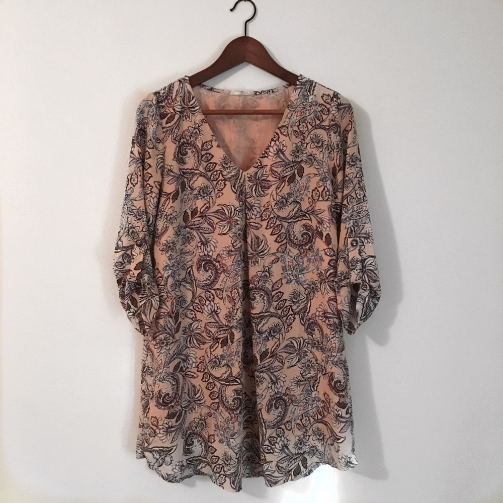 Lush Karly Floral Shift Dress